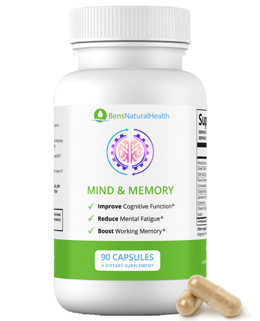 Mind & Memory Supplements｜Improve Focus｜Ben's Natural Health UK Store